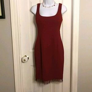 Tahari Petites scarlet dress